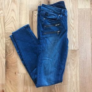 Paige jeans zipper jeans 26